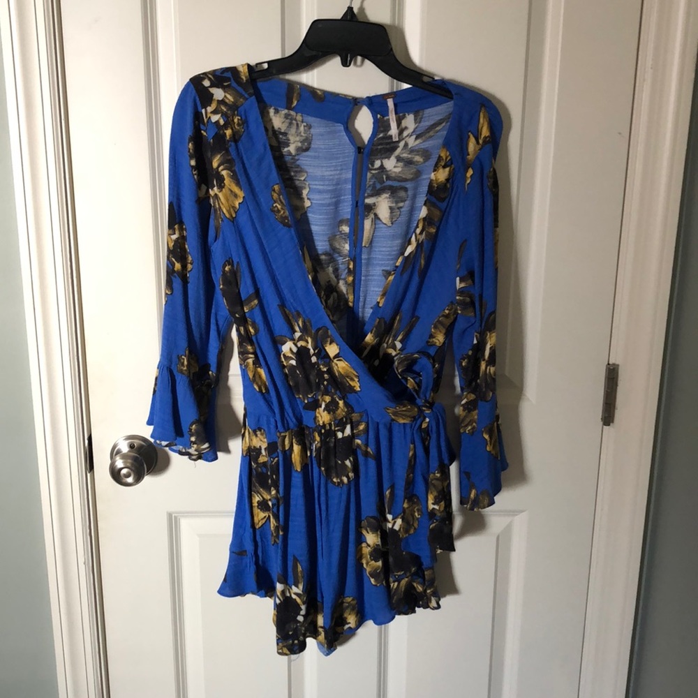 Free People Floral Romper